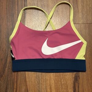 Nike Lime and Pink Sports Bra